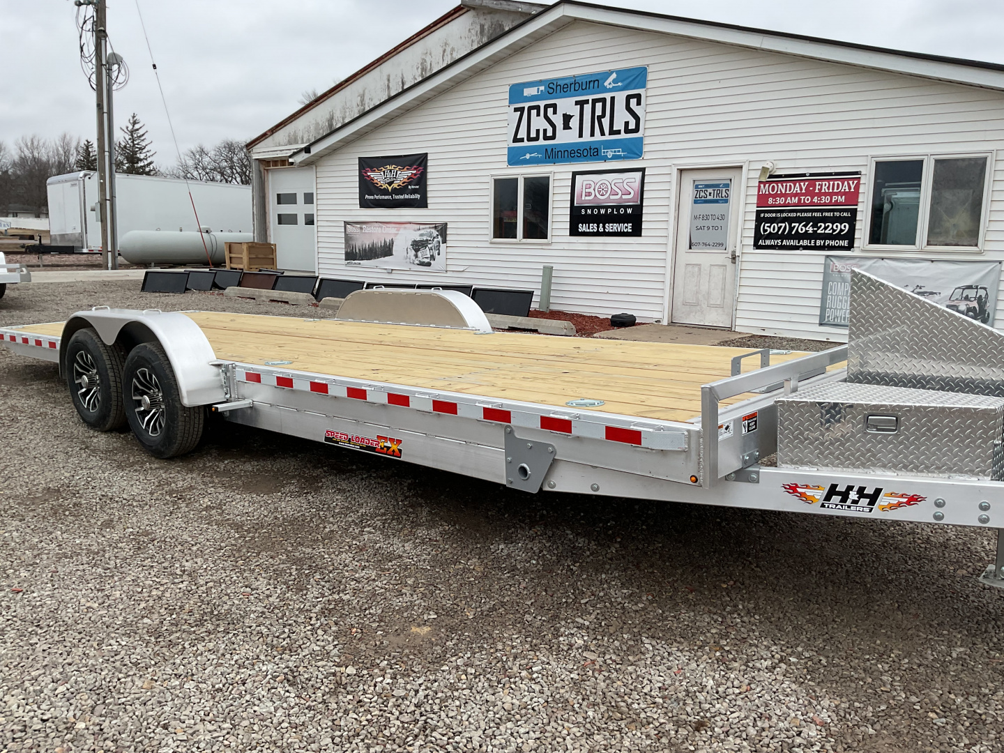 New 2026 H&H Trailers H8224EXLA-100 Car Hauler
