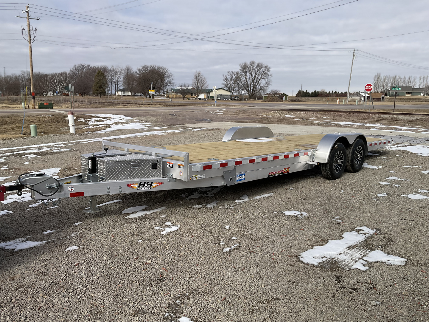 New 2026 H&H Trailers H8224EXLA-100 Car Hauler