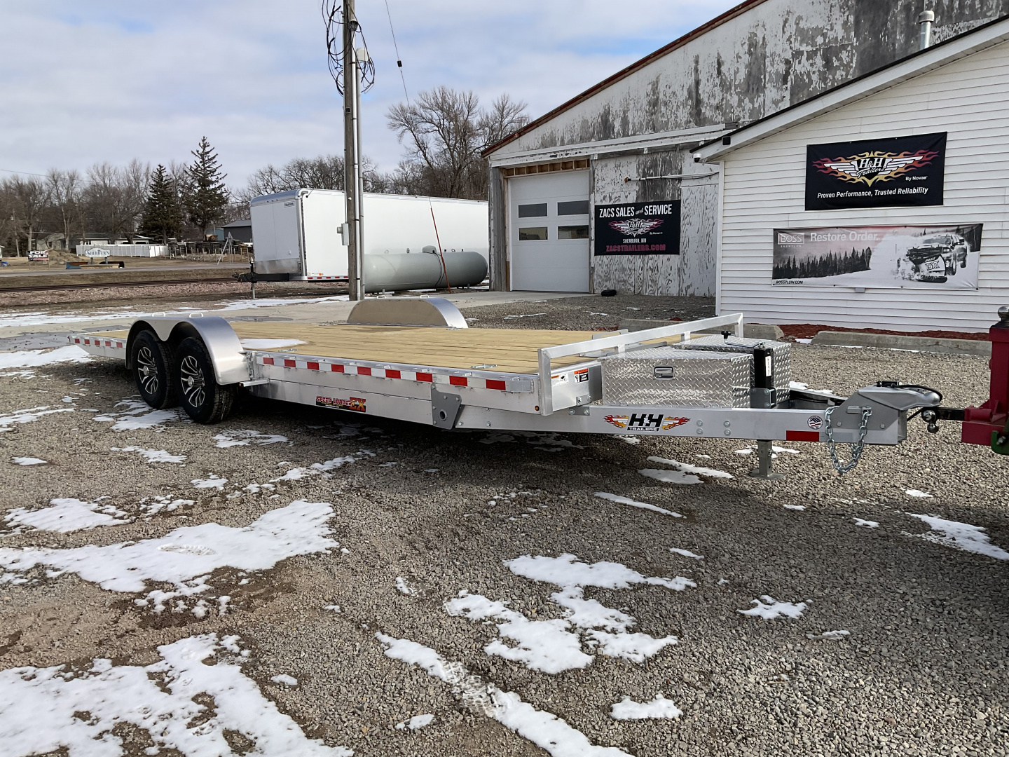 New 2026 H&H Trailers H8224EXLA-100 Car Hauler