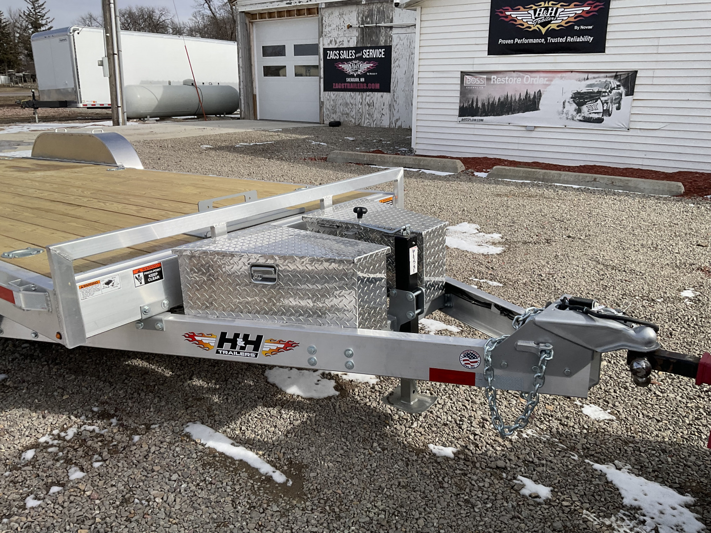 New 2026 H&H Trailers H8224EXLA-100 Car Hauler