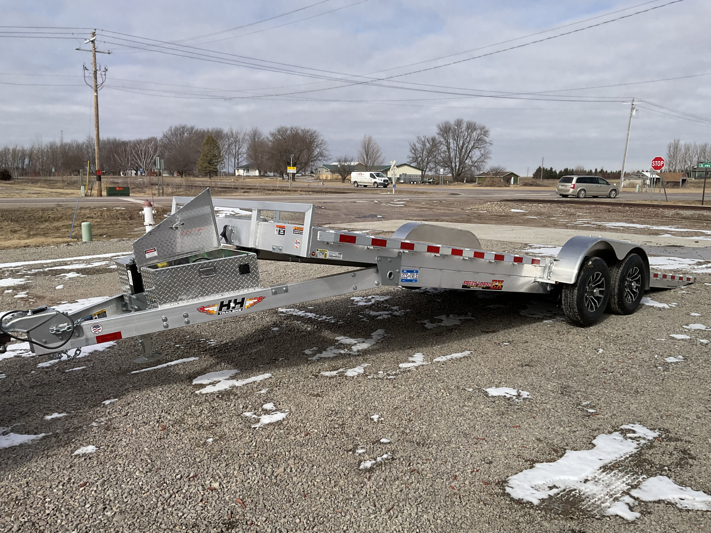 New 2026 H&H Trailers H8224EXLA-100 Car Hauler