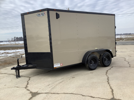 New 2026 Cynergy 7x12 (7K) Tandem Axle Enclosed Cargo Trailer
