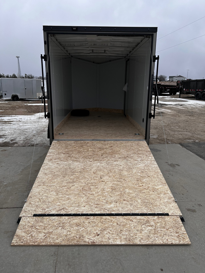 New 2026 Discovery Trailers 7X14 Blackout pack 7' interior ramp door ALUMINUM FRAME Cargo / Enclosed Trailer