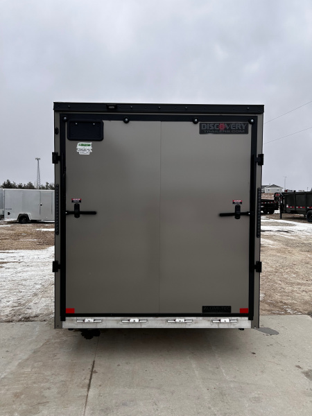 New 2026 Discovery Trailers 7X14 Blackout pack 7' interior ramp door ALUMINUM FRAME Cargo / Enclosed Trailer