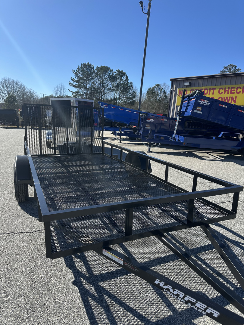 New 2026 6.5X14 SINGLE AXLE UTILITY TRAILER WITH MESH FLOOR