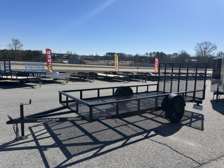 New 2026 6.5X14 SINGLE AXLE UTILITY TRAILER WITH MESH FLOOR