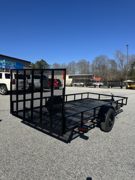 New 2026 6.5X14 SINGLE AXLE UTILITY TRAILER WITH MESH FLOOR