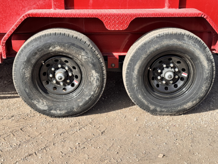 New 2026 Load Trail 7-14-4H Telescopic Gooseneck Dump W/ Hydraulic Jacks 7K Axles