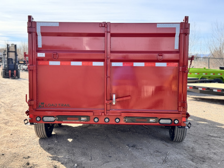 New 2026 Load Trail 7-14-4H Telescopic Gooseneck Dump W/ Hydraulic Jacks 7K Axles