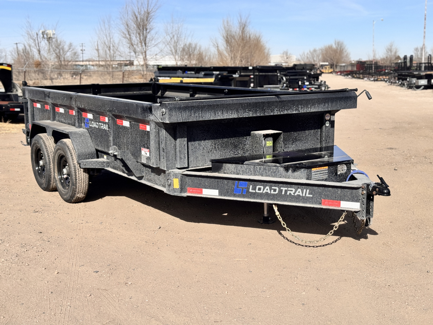 New 2026 Load Trail 7-14 Dump W/ Hydraulic Jack 7K Axles
