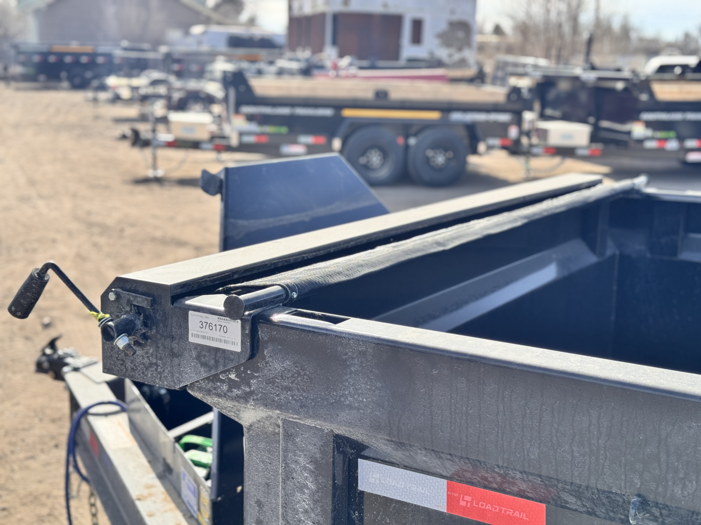 New 2026 Load Trail 7-14 Dump W/ Hydraulic Jack 7K Axles