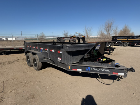 New 2026 Load Trail 7-14 Dump W/ Hydrualic Jack 7K Axles
