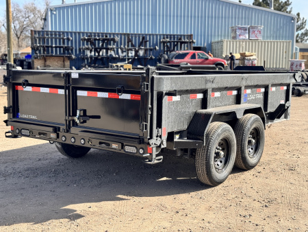 New 2026 Load Trail 7-14 Dump W/ Hydraulic Jack 7K Axles