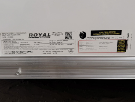 New 2026 Royal Cargo Trailers 5-10-1.5V Enclosed 2.9K GVWR