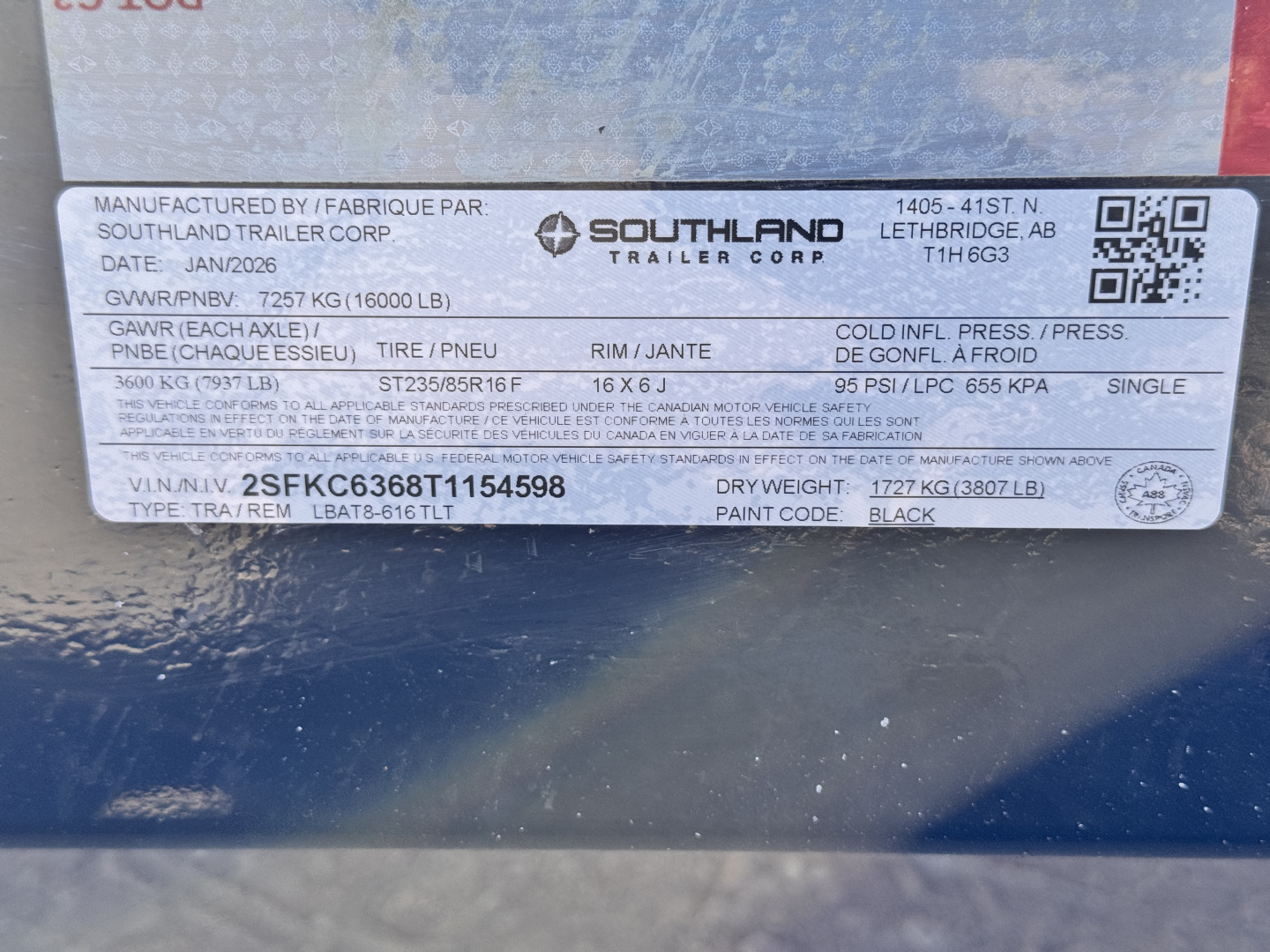 New 2026 Southland Trailers 7-HD22 Tilt Deck Equipment hauler 16K GVWR