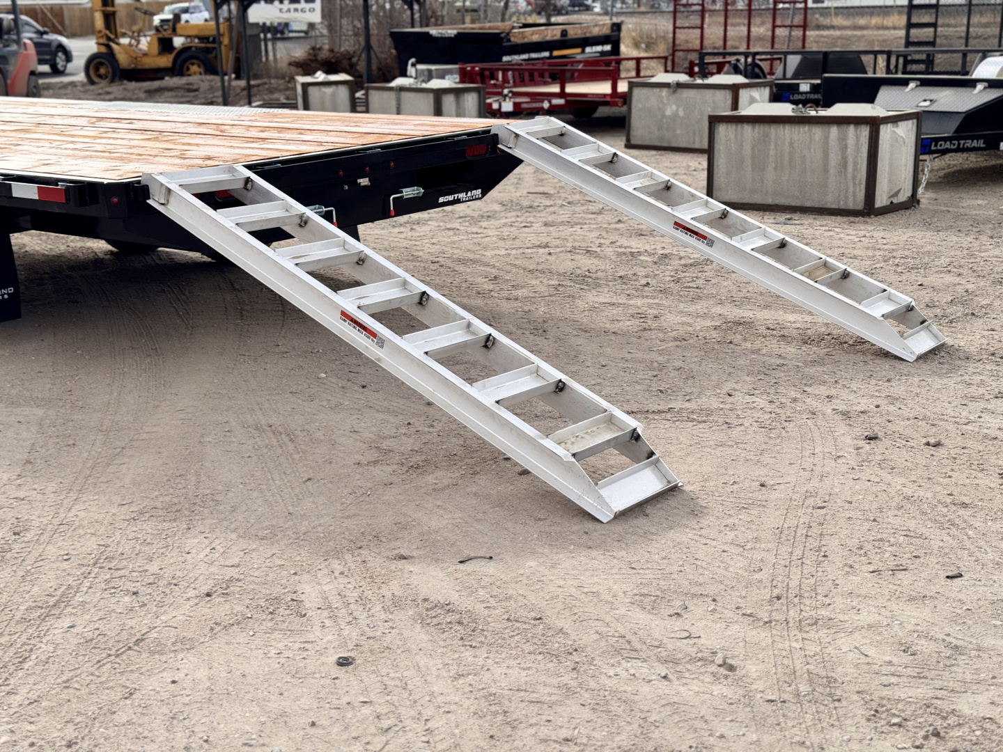 New 2026 Southland Trailers 8.5-20 Deckover Equipment Hauler W/ Aluminum Ramps 14K GVWR