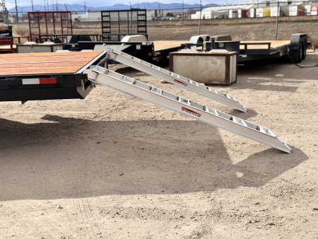 New 2026 Southland Trailers 8.5-24 Deckover Equipment Hauler W/ Aluminum Ramps 14K GVWR