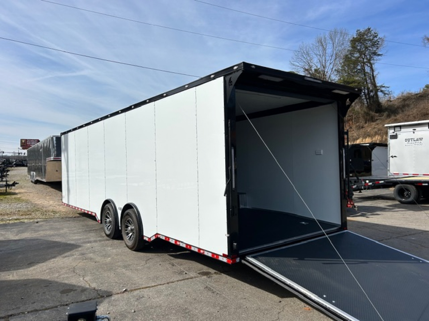 New 2026 Outlaw Trailers 8.5x28 Race Trailer Car / Racing Trailer