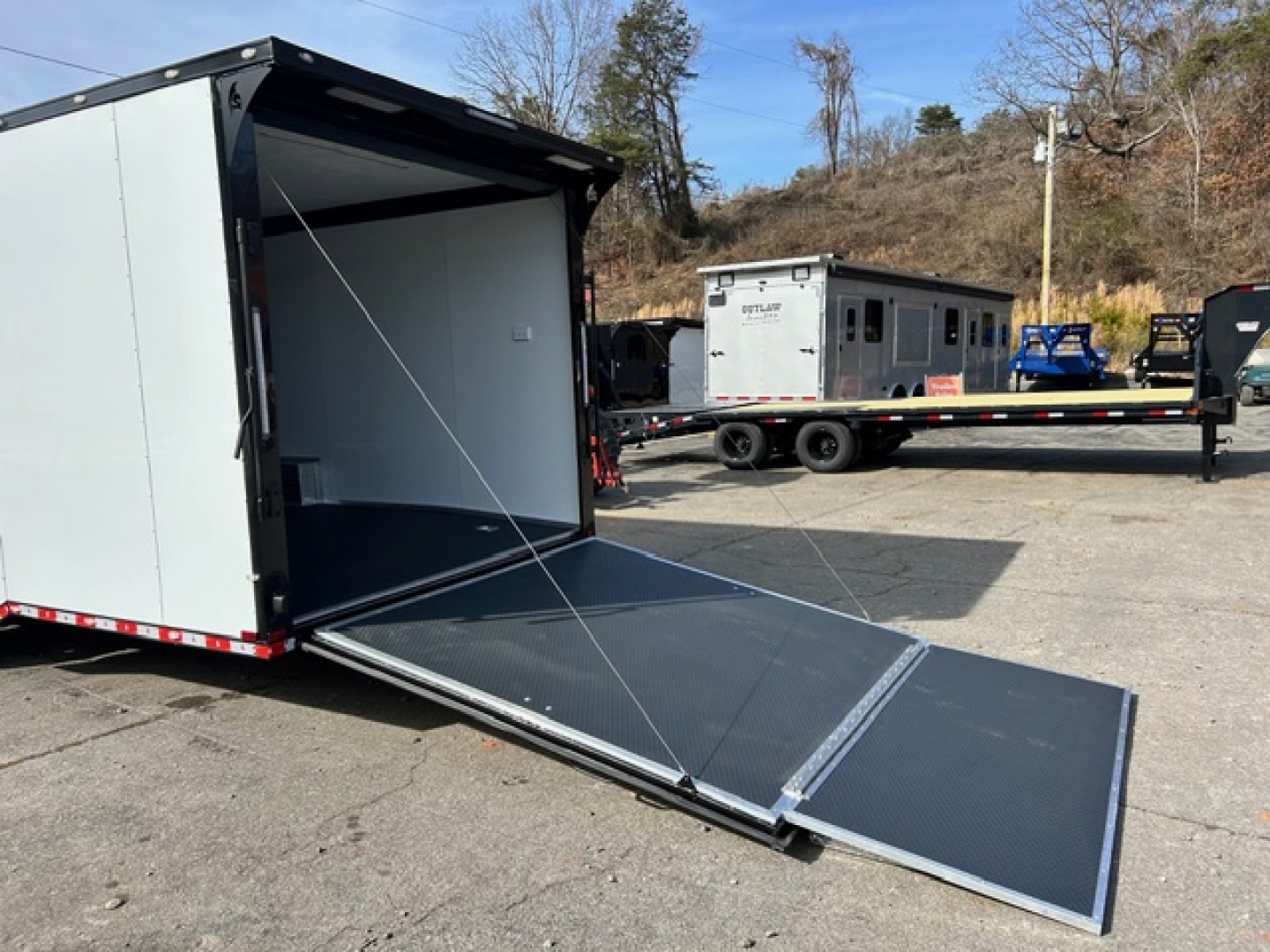 New 2026 Outlaw Trailers 8.5x28 Race Trailer Car / Racing Trailer