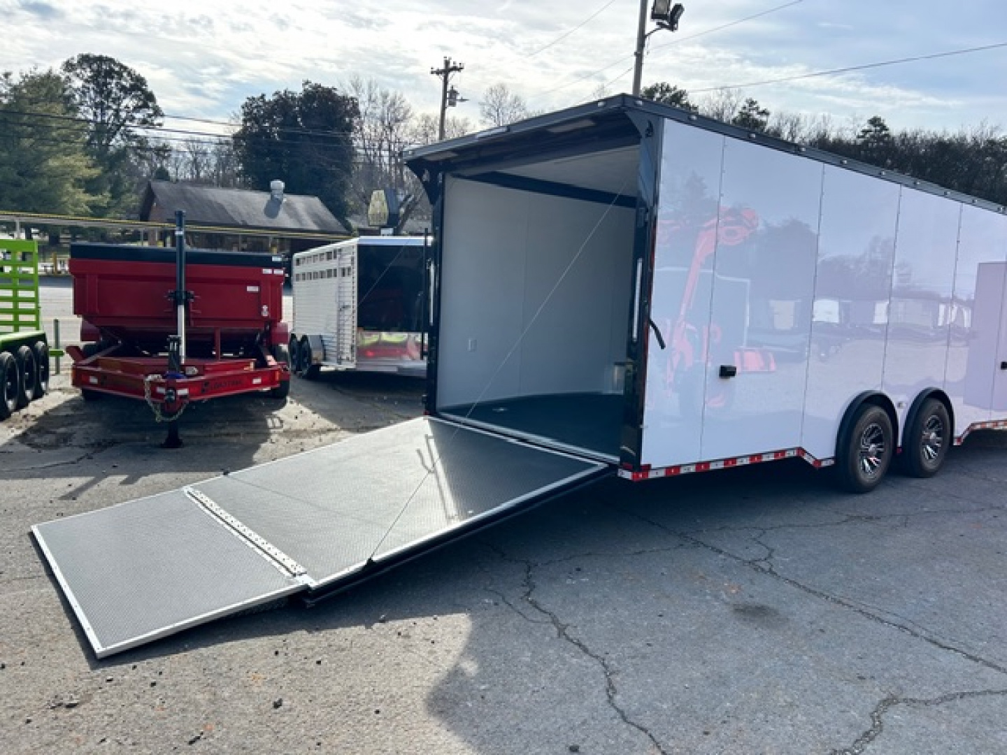 New 2026 Outlaw Trailers 8.5x28 Race Trailer Car / Racing Trailer