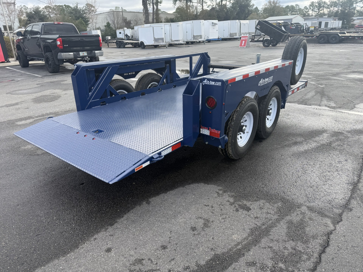 New PRO 14 AIR TOW 6'3" X 14' DROP DECK / EQUIPMENT TRAILER