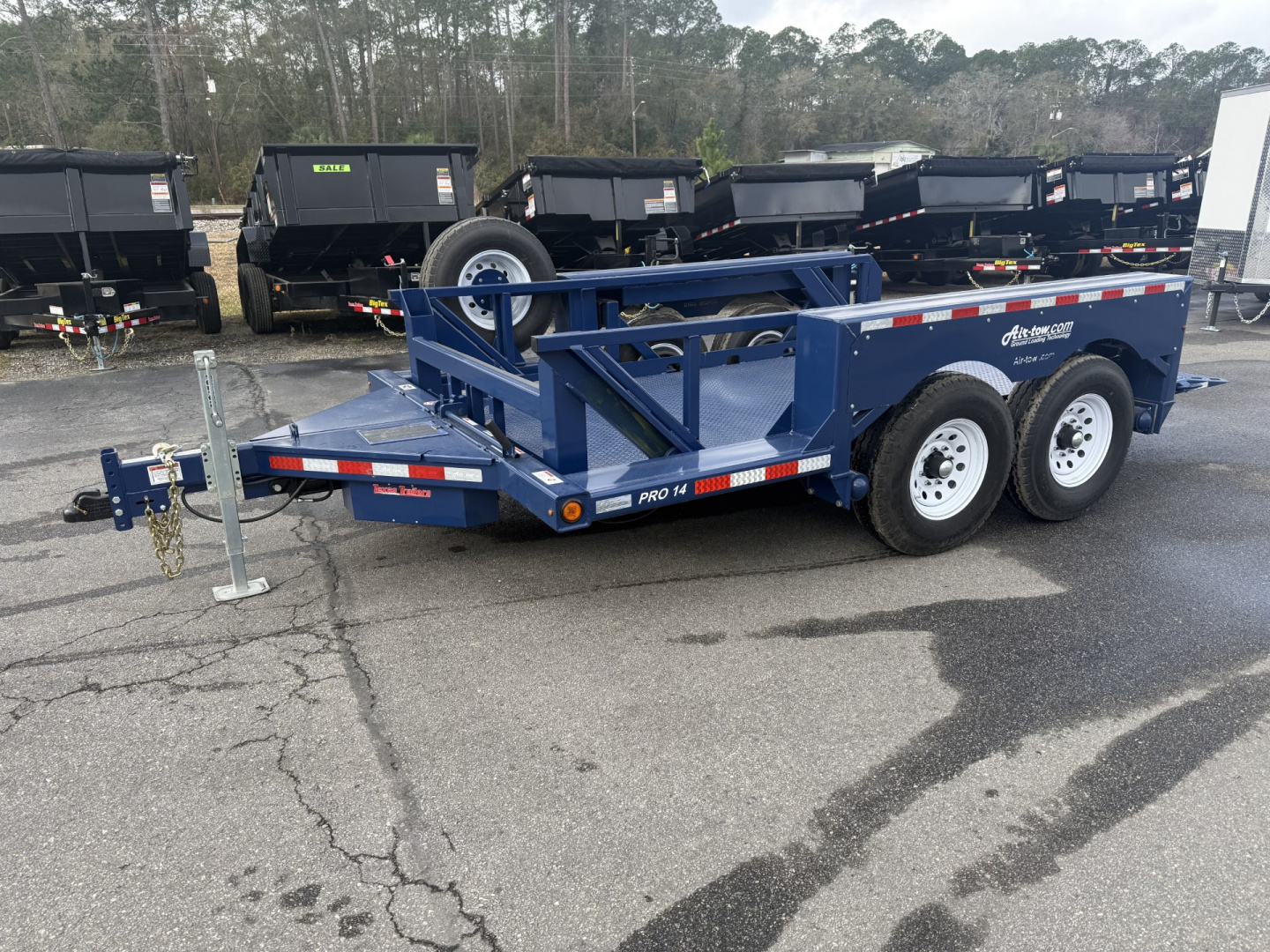 New PRO 14 AIR TOW 6'3" X 14' DROP DECK / EQUIPMENT TRAILER