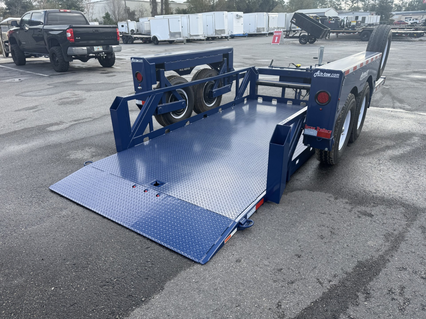 New PRO 14 AIR TOW 6'3" X 14' DROP DECK / EQUIPMENT TRAILER