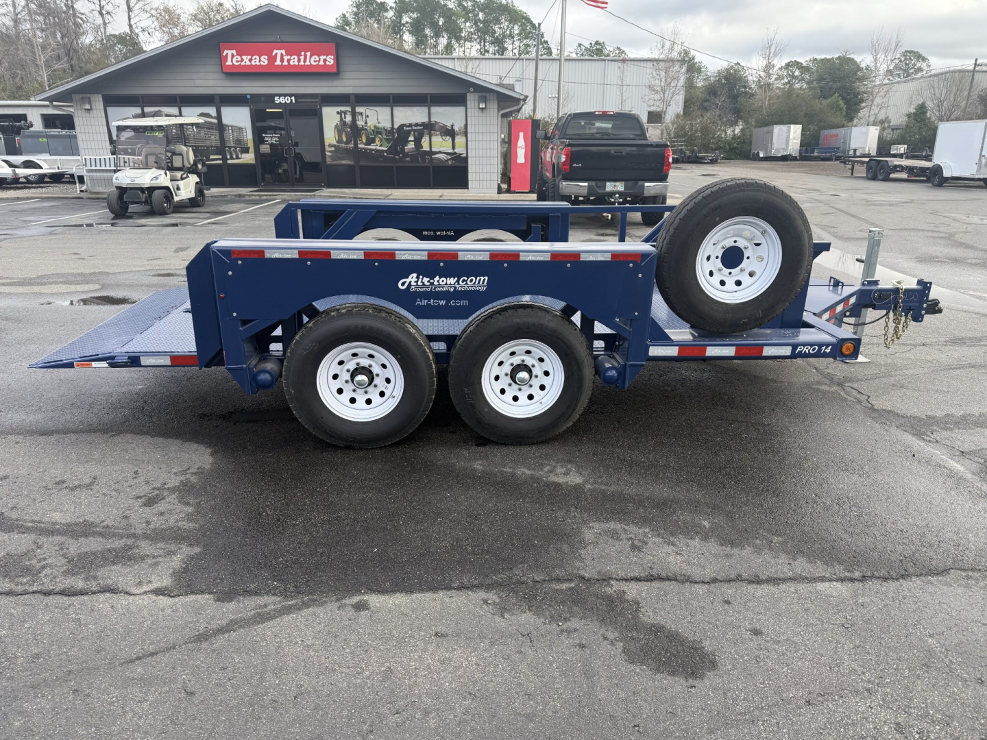 New PRO 14 AIR TOW 6'3" X 14' DROP DECK / EQUIPMENT TRAILER