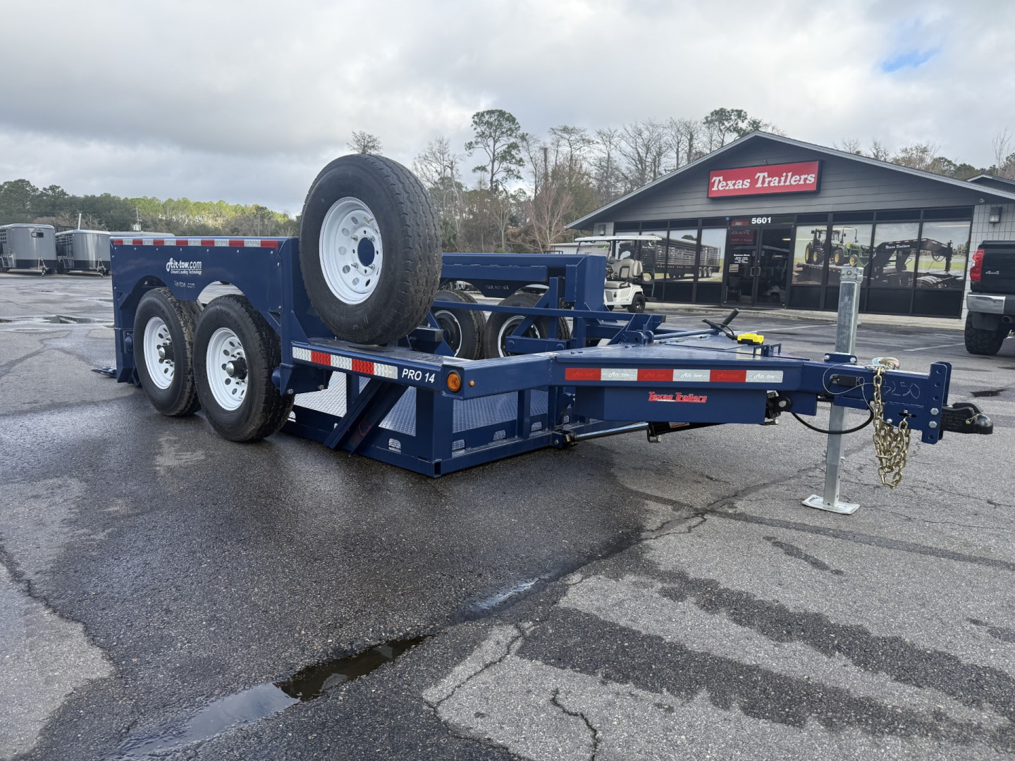 New PRO 14 AIR TOW 6'3" X 14' DROP DECK / EQUIPMENT TRAILER