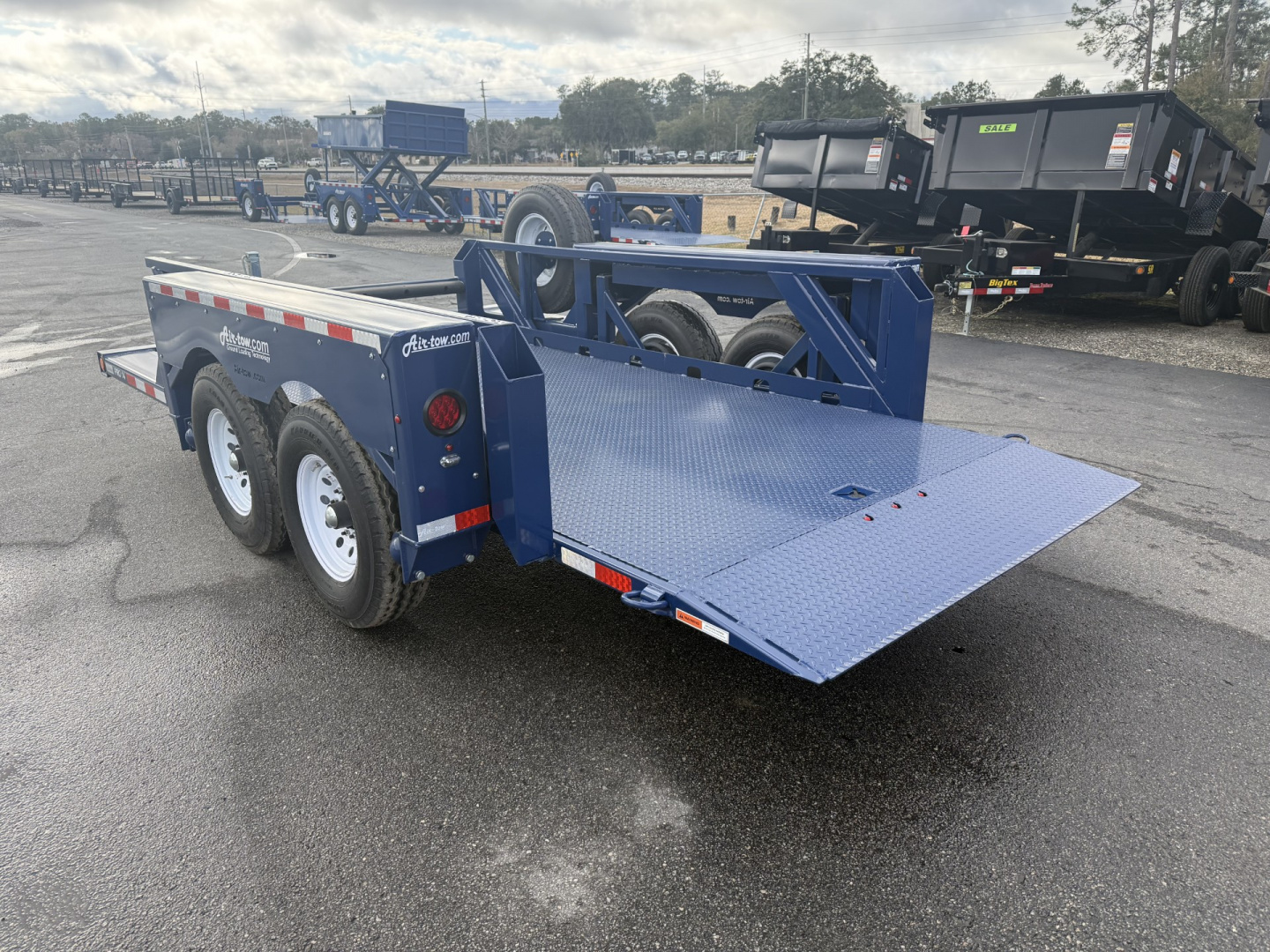 New PRO 14 AIR TOW 6'3" X 14' DROP DECK / EQUIPMENT TRAILER