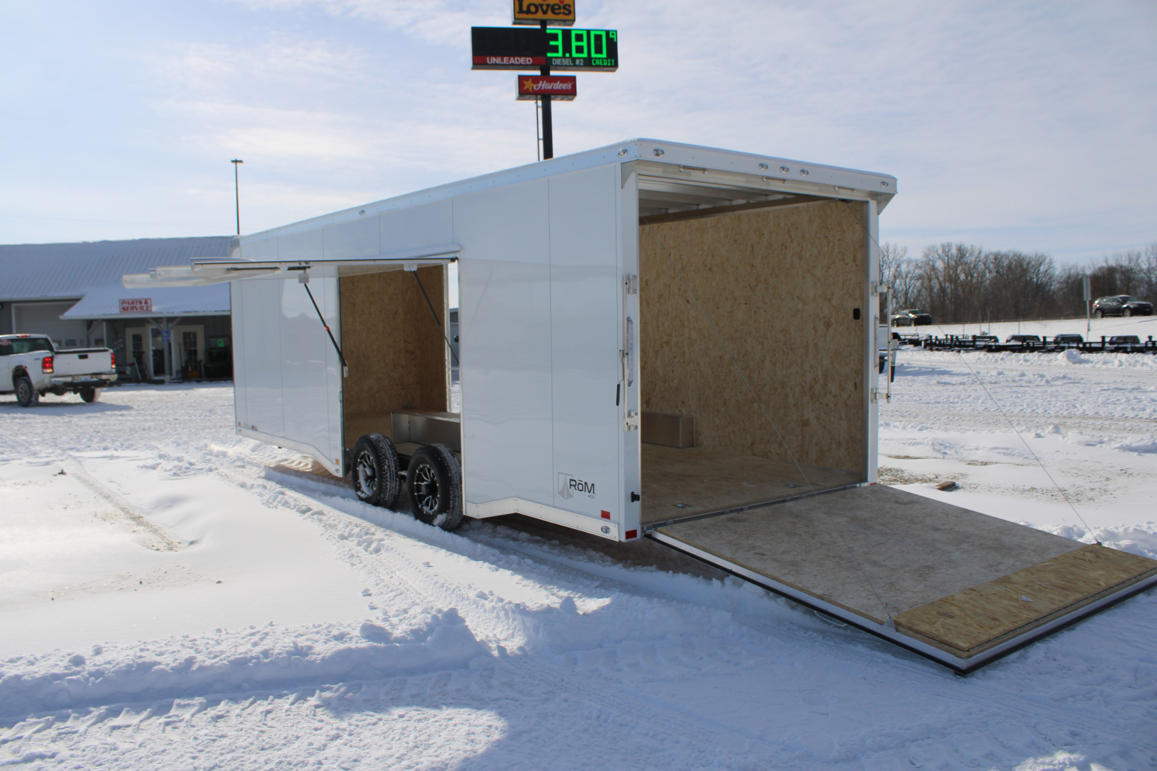 New 2026 ATC 8.5X24 + 7' INETRIOR HEIGHT Car Hauler