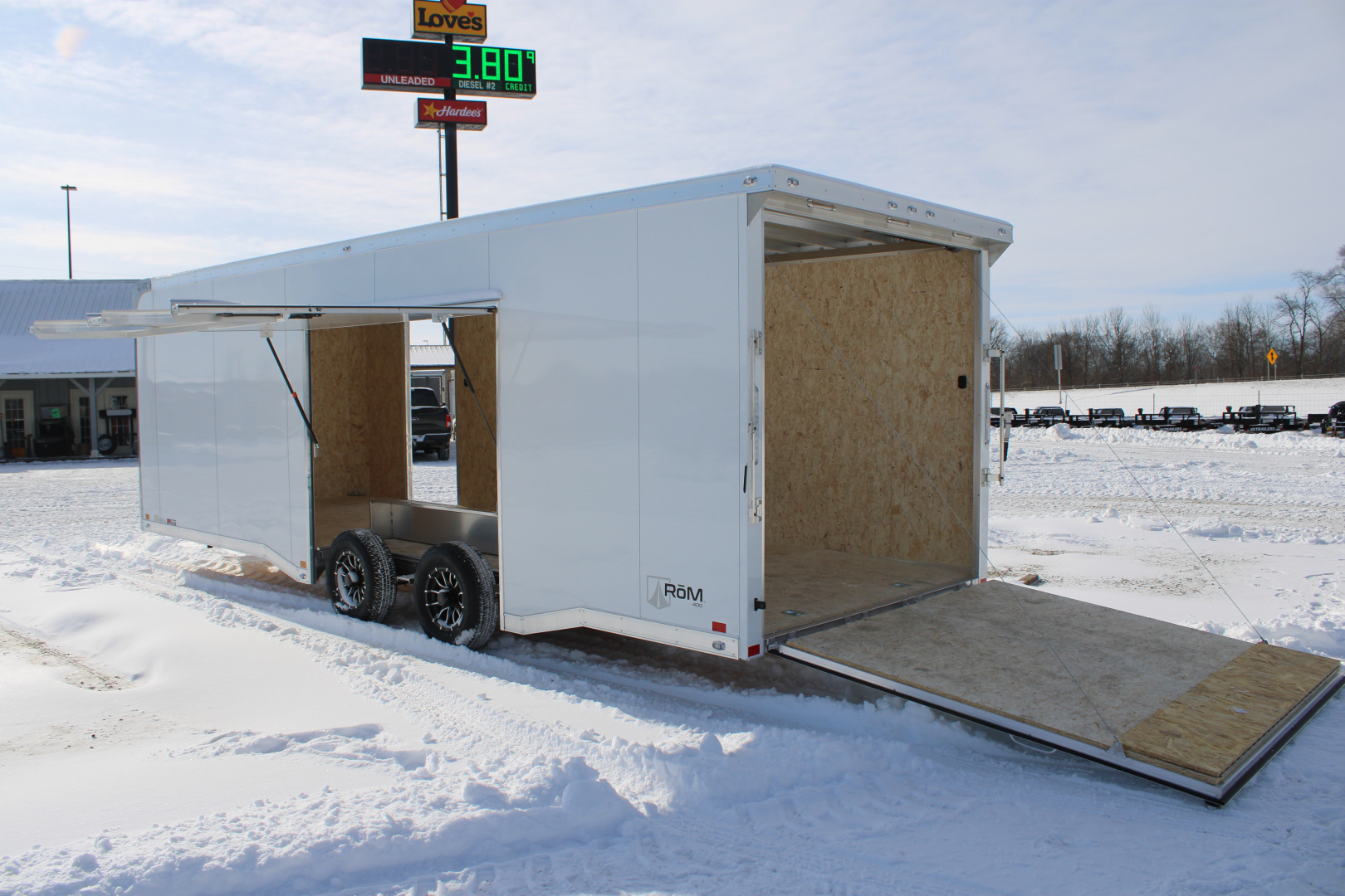 New 2026 ATC 8.5X24 + 7' INETRIOR HEIGHT Car Hauler