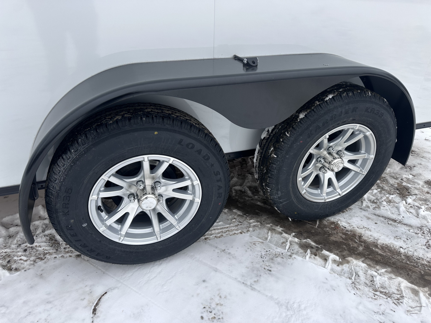 New 2026 Durabull 7x14 aluminum enclosed trailer Black-Out