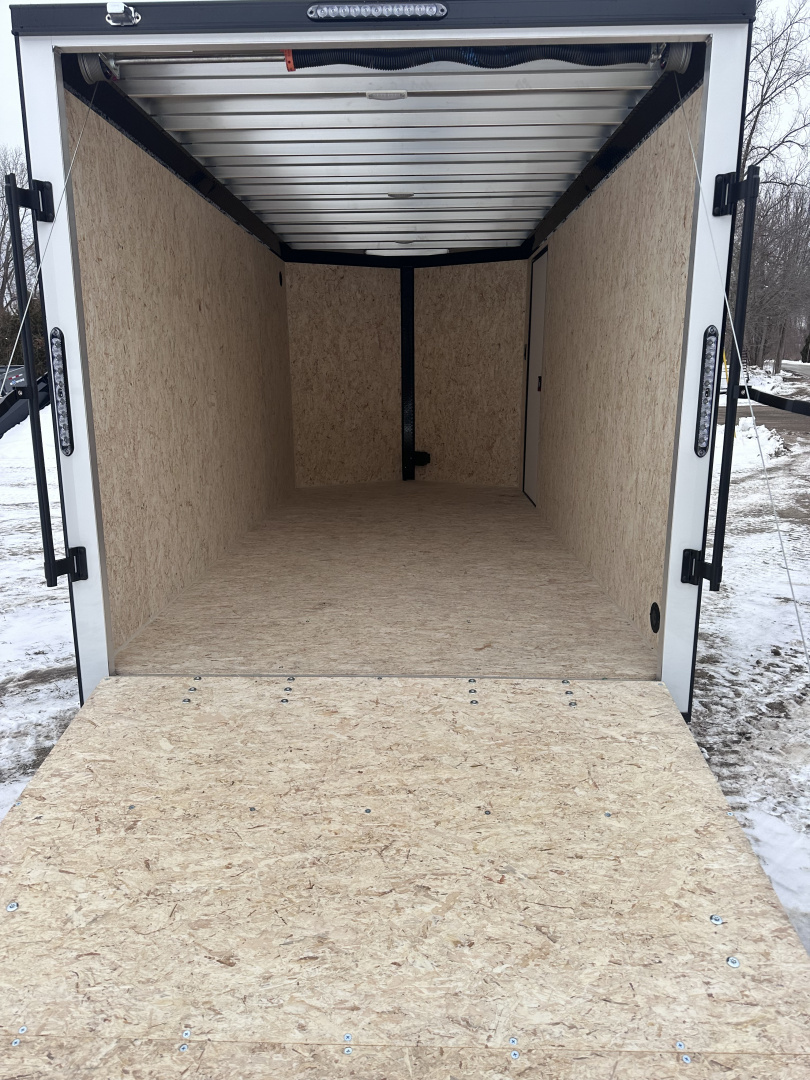 New 2026 Durabull 7x14 aluminum enclosed trailer Black-Out