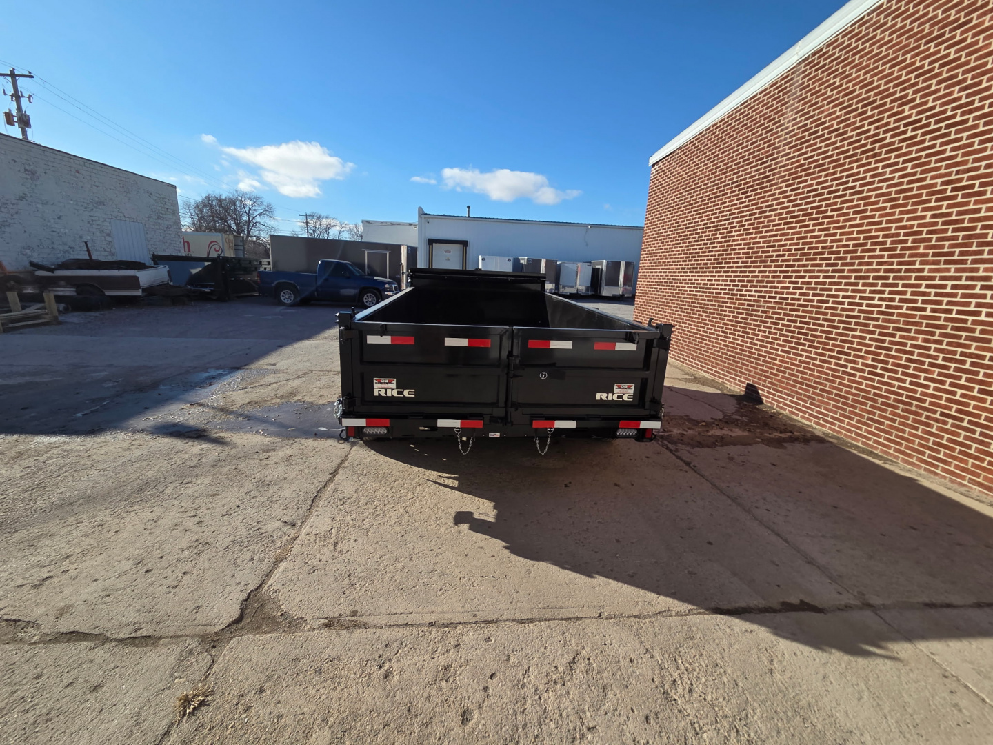 New 2026 Rice Trailers 14HD TELESCOPING Dump Trailer 7 GAUGE