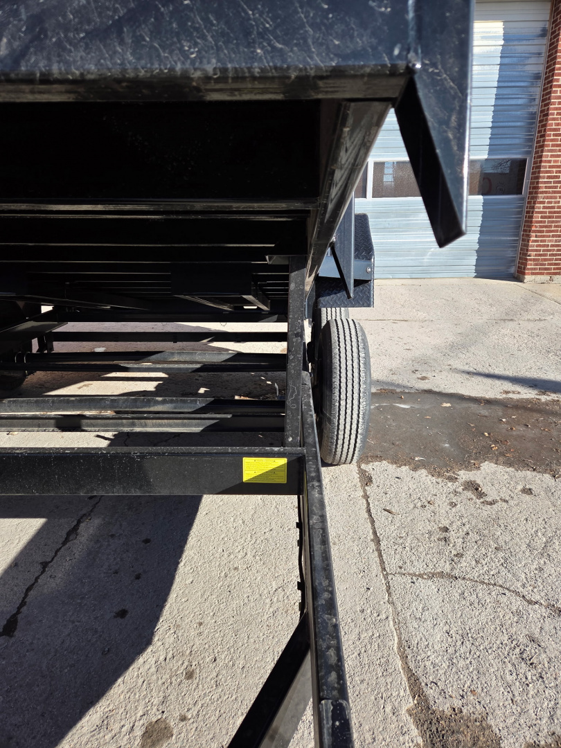 New 2026 Rice Trailers 14HD TELESCOPING Dump Trailer 7 GAUGE