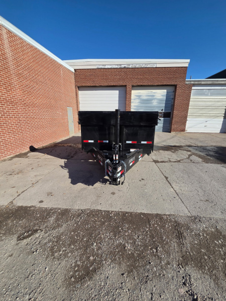 New 2026 Rice Trailers 14HD TELESCOPING Dump Trailer 7 GAUGE