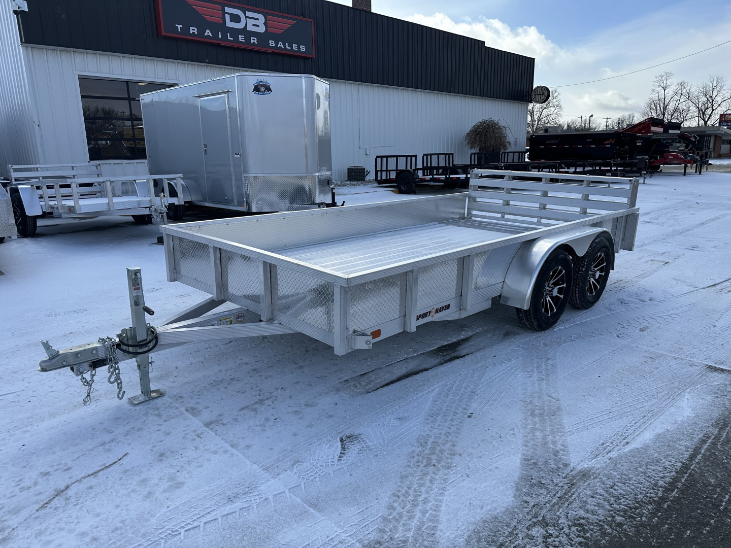 New 2026 Sport Haven AUT714TDS 83x14 Utility Trailer