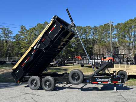 New 2026 Diamond C Trailers LPT207 Dump Trailer, 7x14, Telescopic with #7K Axles
