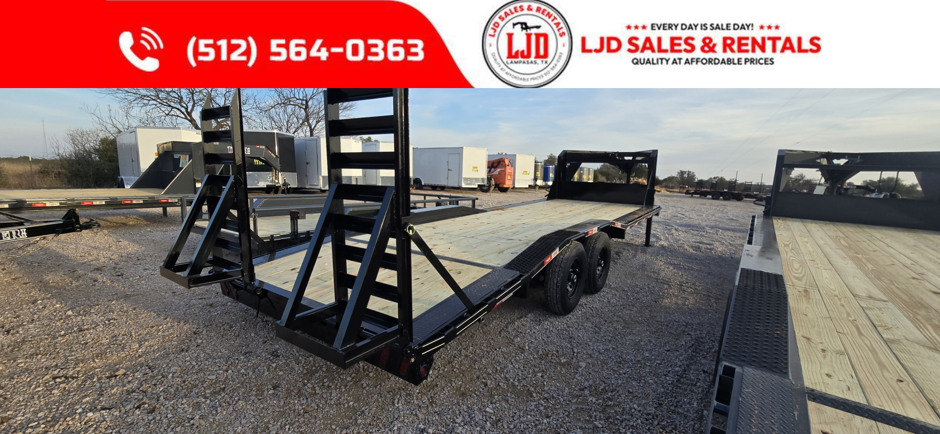 New 2026 Tiger - Gooseneck Drive Over Fender Trailer 102" X 24'