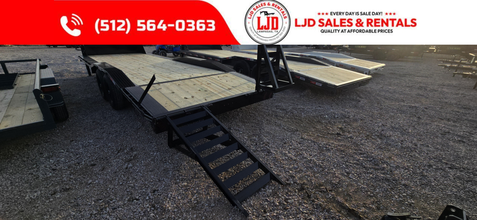 New 2026 Tiger - Gooseneck Drive Over Fender Trailer 102" X 24'