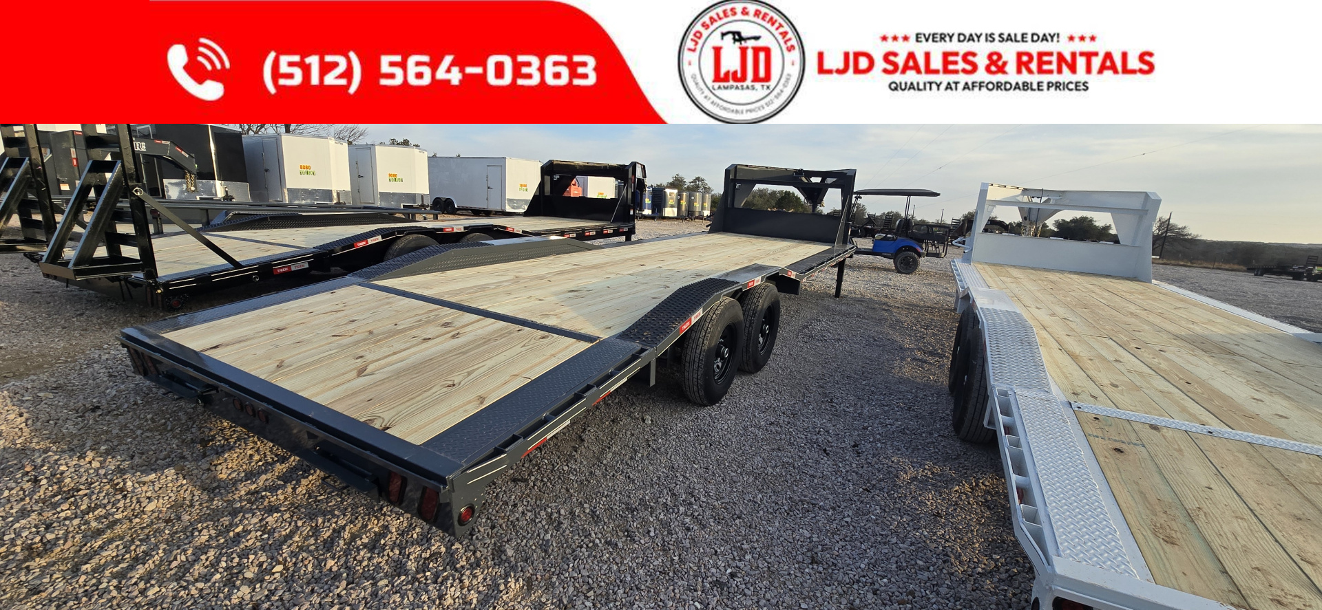 New 2026 Tiger - Gooseneck Drive Over Fender Trailer 102" X 24'