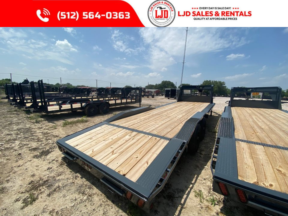 New 2026 Tiger - Gooseneck Drive Over Fender Trailer 102" X 24'