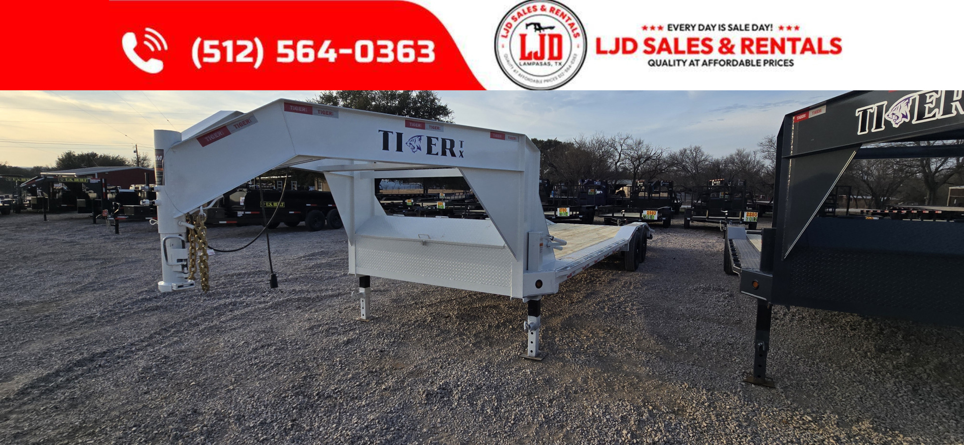 New 2026 Tiger - Gooseneck - 102" X 26'- Equipment Trailer