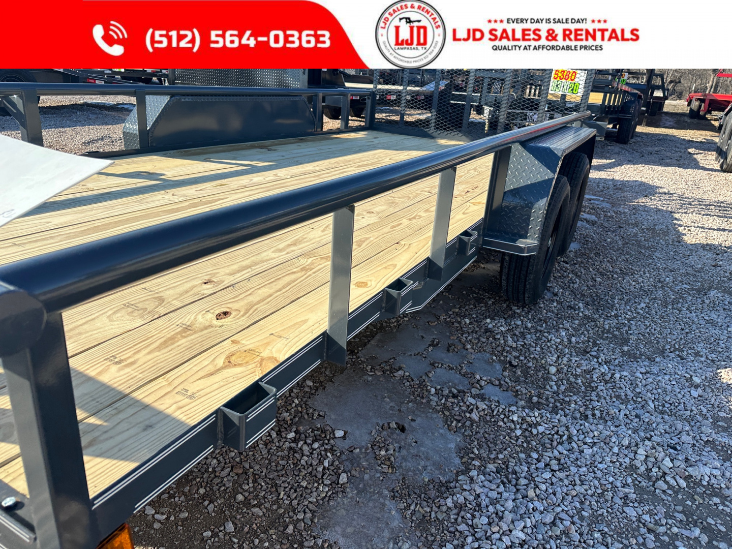 New 2026 Tiger - 83" x 16' Utility Trailer - Brakes