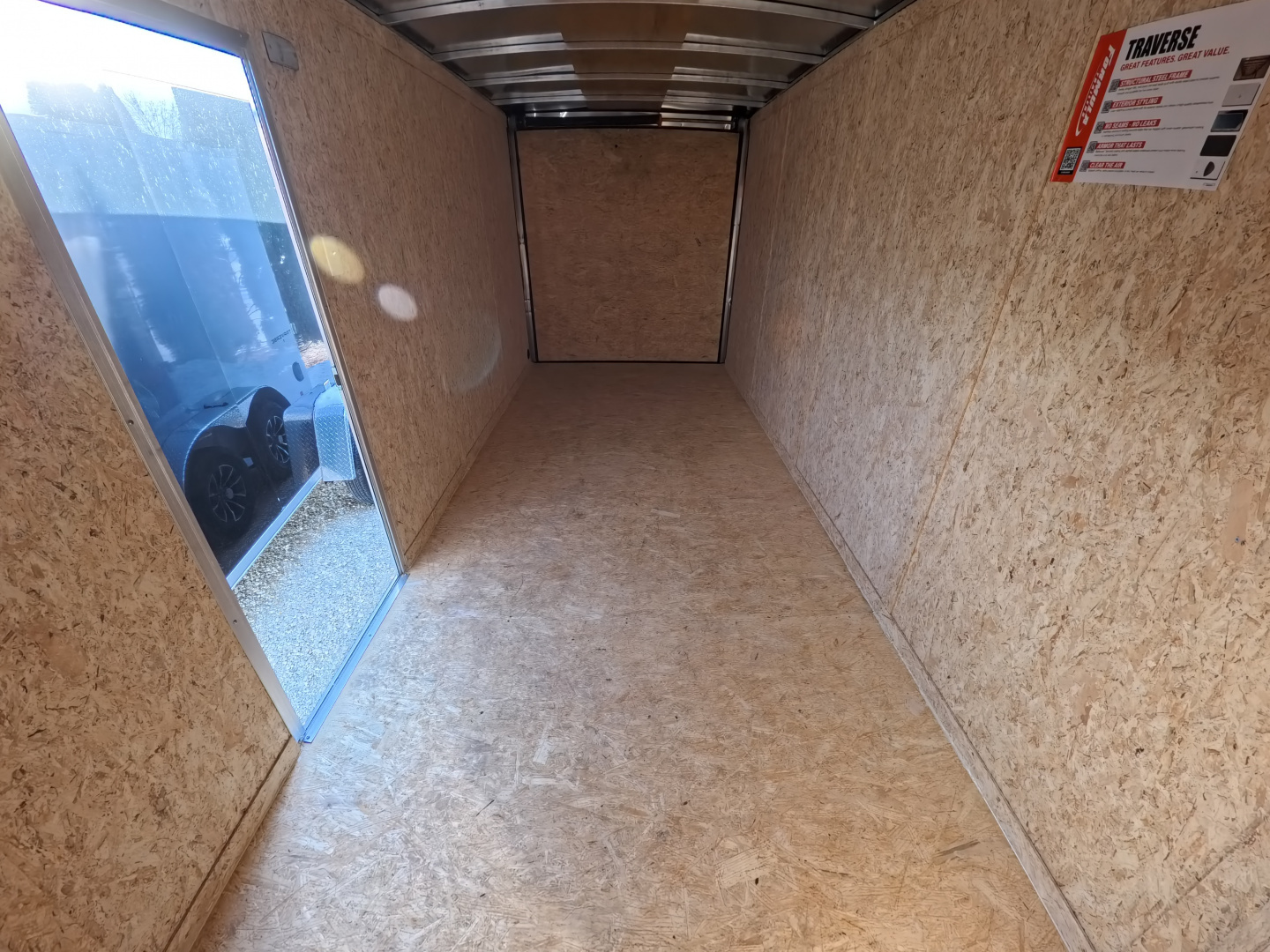 New 2026 Formula Trailers 7 x 16 x 7 Traverse Flat Top V-Nose Cargo / Enclosed Trailer with 7K GVWR
