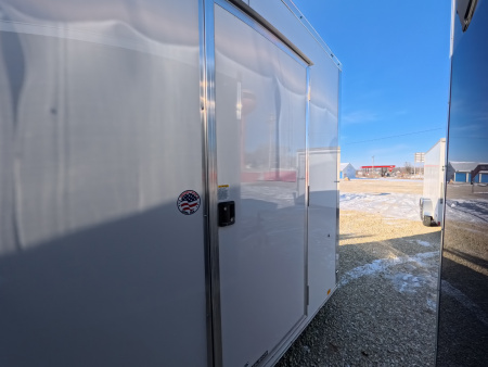 New 2026 Formula Trailers 7 x 16 x 7 Traverse Flat Top V-Nose Cargo / Enclosed Trailer with 7K GVWR