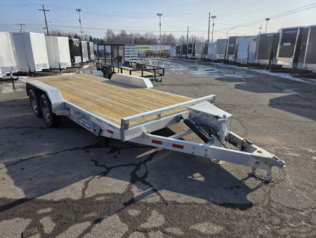 New 2026 Sure-Trac 7X18 7K - ALUMINUM POWER TILT Car / Racing Trailer