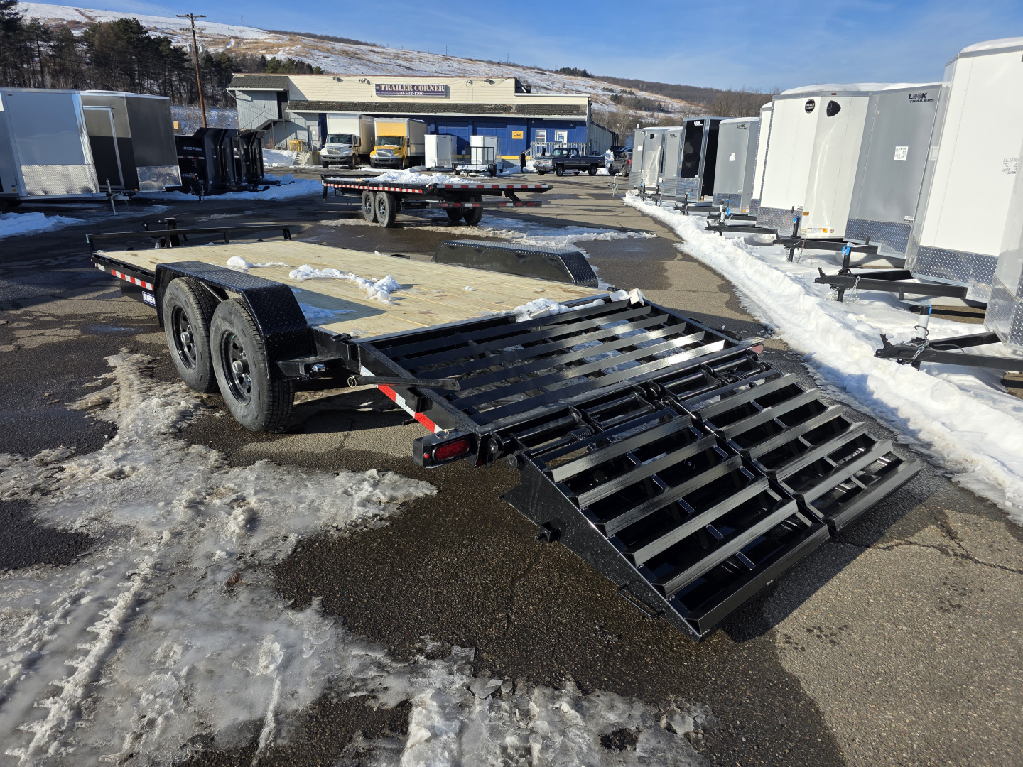 New 2026 Sure-Trac 7X17+3 14K MEGA RAMPS Equipment Trailer