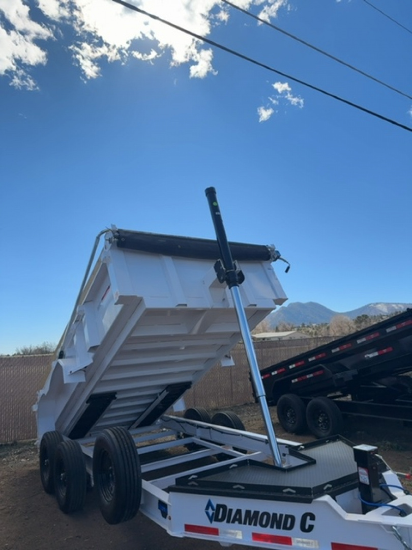 New 2026 Diamond C Tandem Axle Telescopic Dump/14,900 GVWR/82"X14'X24"